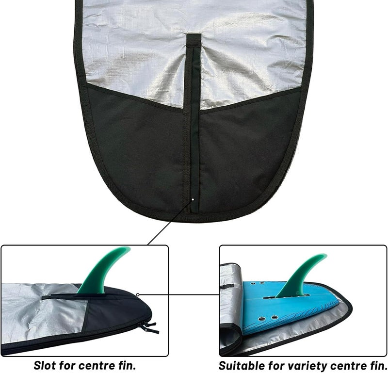 UP SURF Surfboard bag, Daylight Bags for Longboard, Size 8’6”,9’2”,9’6", Surfboard cover for Storage and Transport Surfboard - Image 5